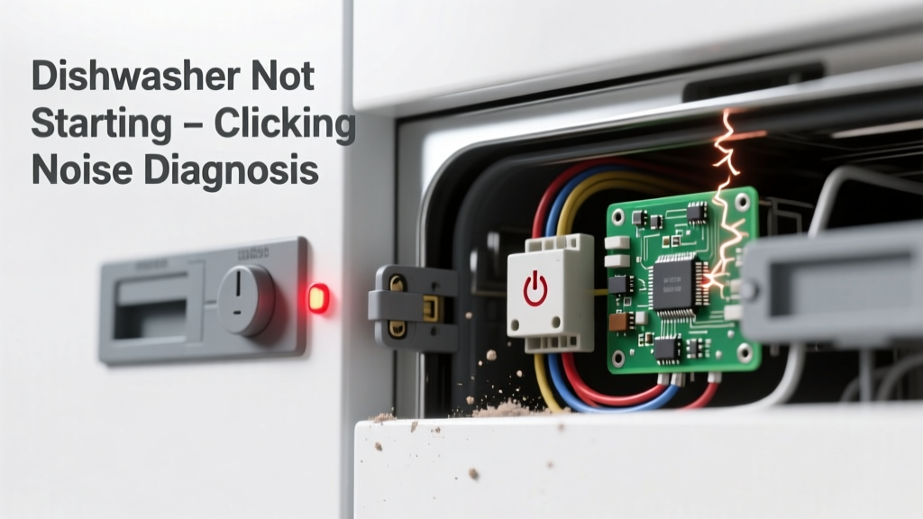 Dishwasher Not Starting & Making Clicking Sound: Quick Diagnosis