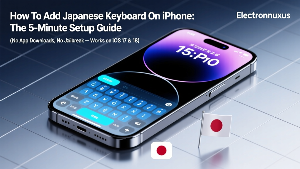 How To Add Use Japanese Keyboard On Iphone: The 5-Minute Setup Guide (No App Downloads, No Jailbreak — Works on iOS 17 & 18)