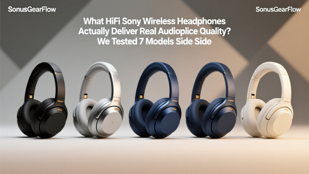 Sony HiFi Wireless Headphones: Real Audiophile Quality?