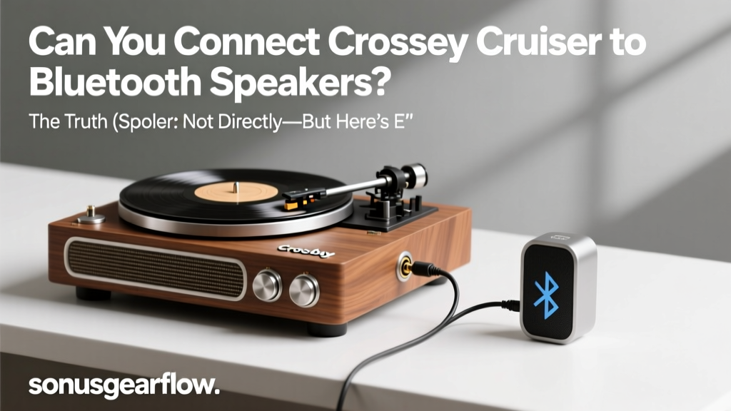 Crosley Cruiser Bluetooth: How to Connect Right (2026)