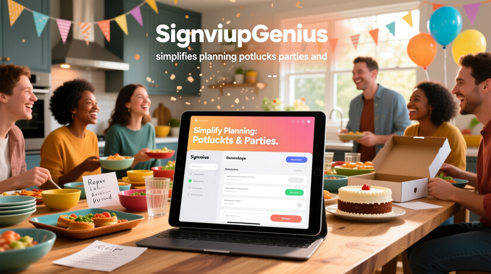 signupgenius simplifies planning potlucks parties and