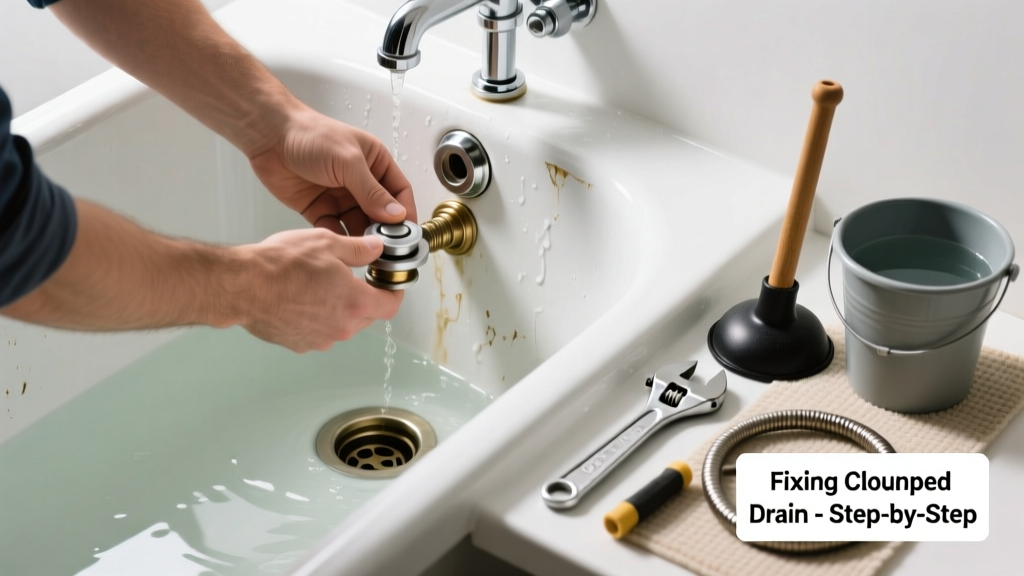 Fix a Clogged Laundry Tub That’s Not Draining Properly