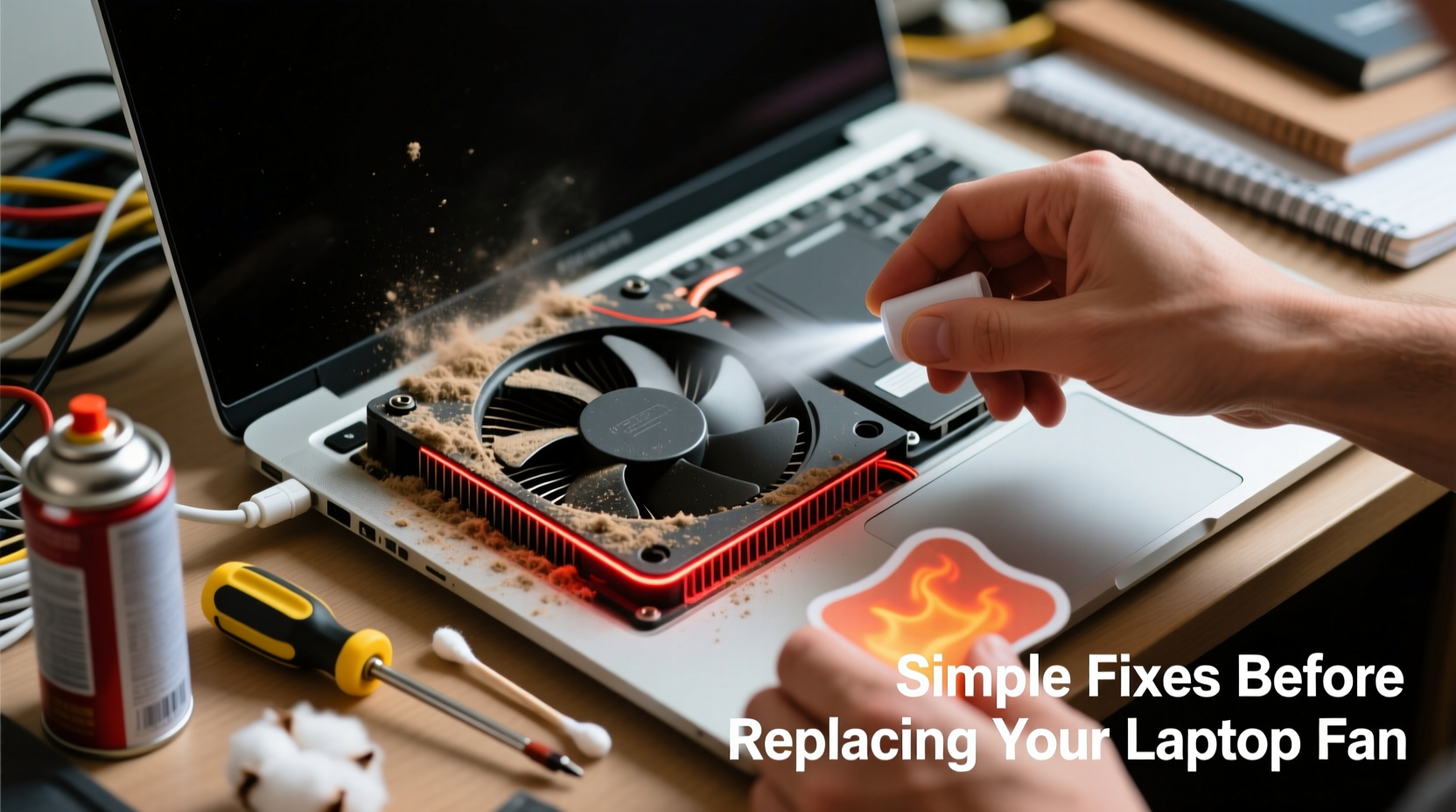 laptop fan loud and hot simple fixes before replacing it