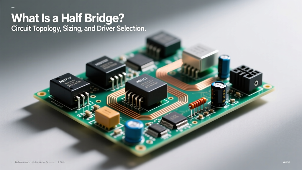 What Is a Half Bridge? Circuit Topology, Sizing, and Driver Selection
