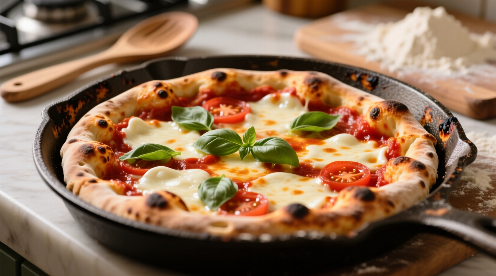 easy pan pizza with premade store bought pizza dough recipe