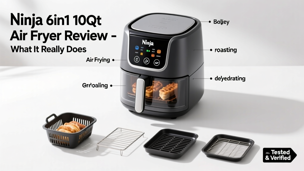 Ninja 6-in-1 10-Qt Air Fryer Review: What It *Really* Does