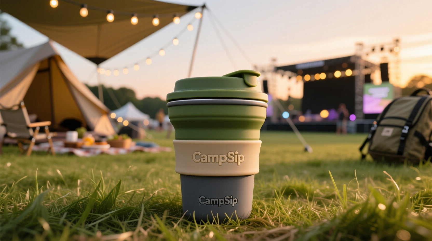 collapsible silicone wine cups best for camping festivals and zero spills