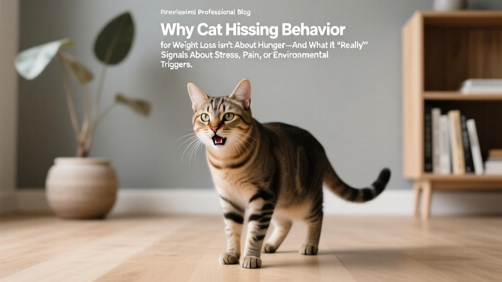 Why Cat Hissing Behavior for Weight Loss Isn’t About Hunger
