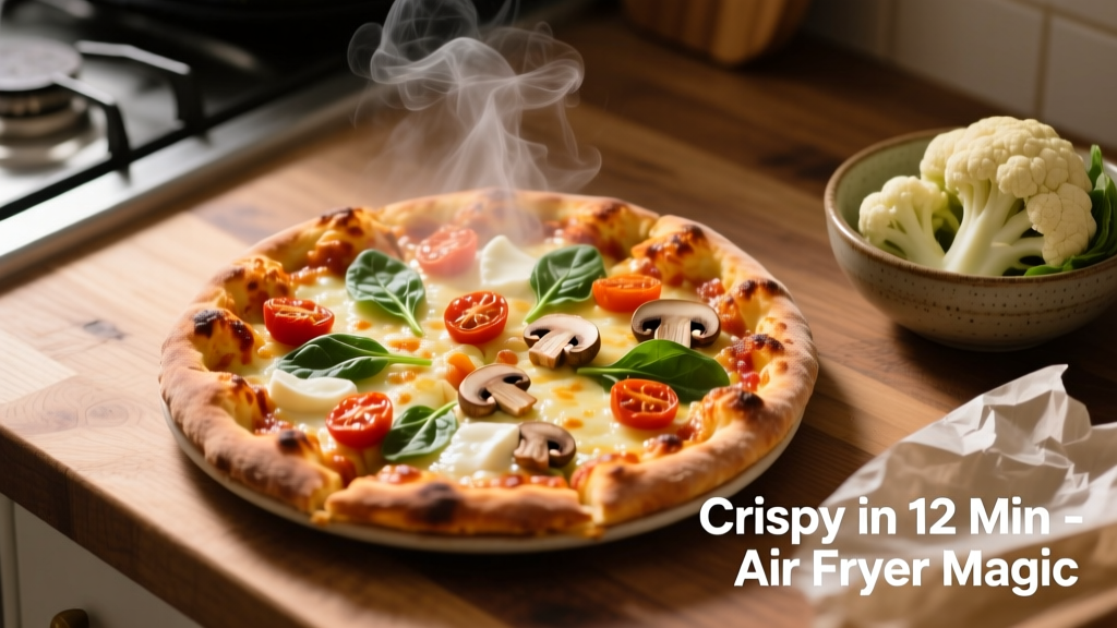 Frozen Cauliflower Pizza in Air Fryer: Crispy & Fast!