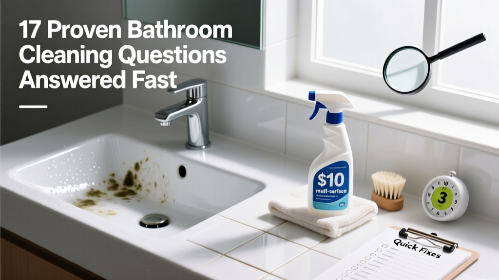 17 Proven Bathroom Cleaning Questions Answered Fast