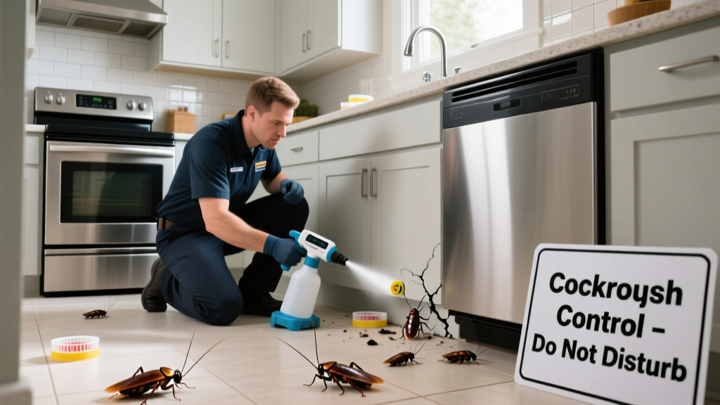 Cockroach Control in the Kitchen: Fast, Effective Steps