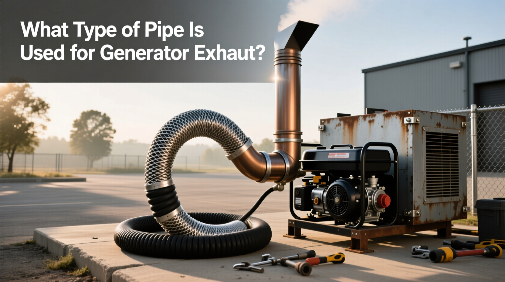 How to Choose Flexible Exhaust Pipe for Generator, What Type of Pipe Is Used?
