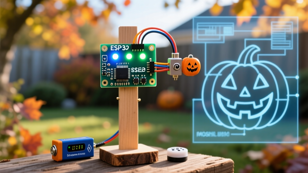 Low-Power Halloween Arduino Projects for Battery Yard Props
