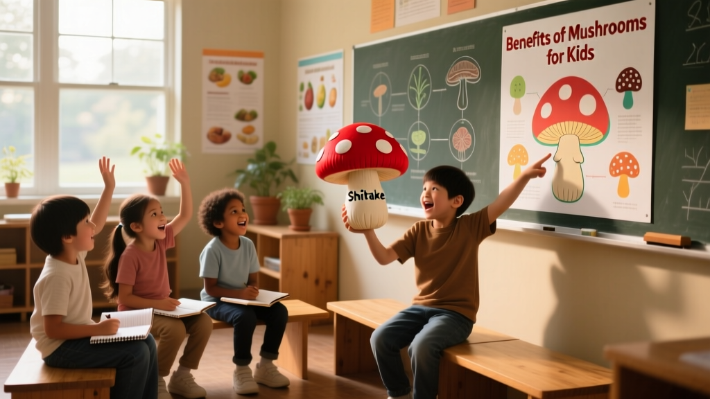 Science-Backed Benefits of Mushrooms for Kids: Nutrition, Immunity, Gut Health, and Cognitive Development