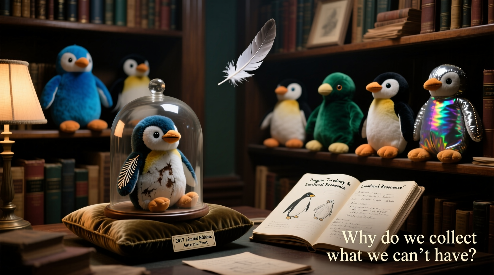 why do people collect rare penguins plushies and what drives the obsession