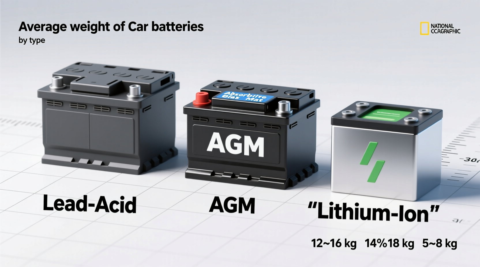 how much do a car battery weigh