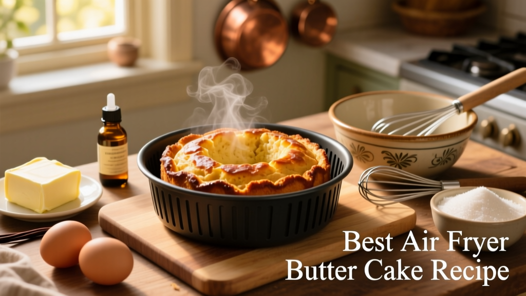 Best Air Fryer Butter Cake Recipe (Crispy-Edged & Moist)