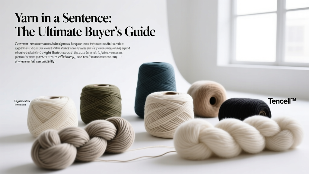 Yarn in a Sentence: The Ultimate Buyer’s Guide