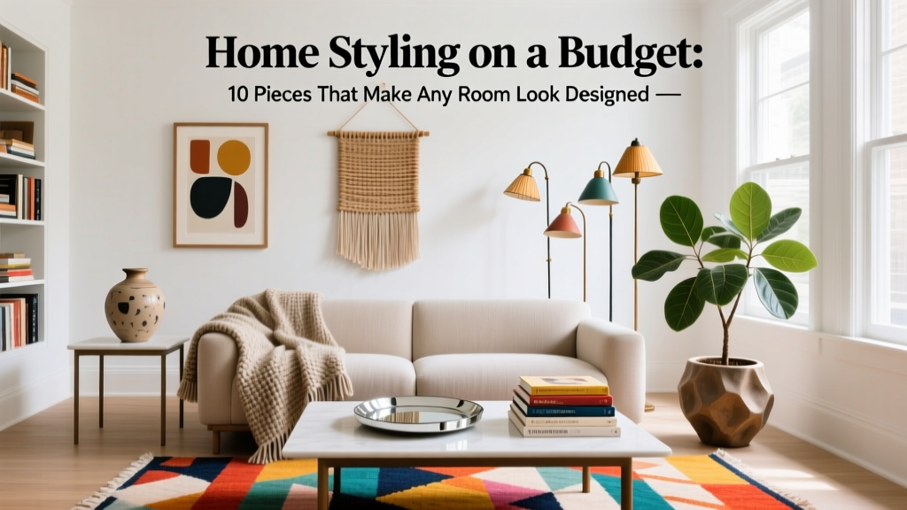 Home Styling on a Budget: 10 Pieces That Make Any Room Look Designed