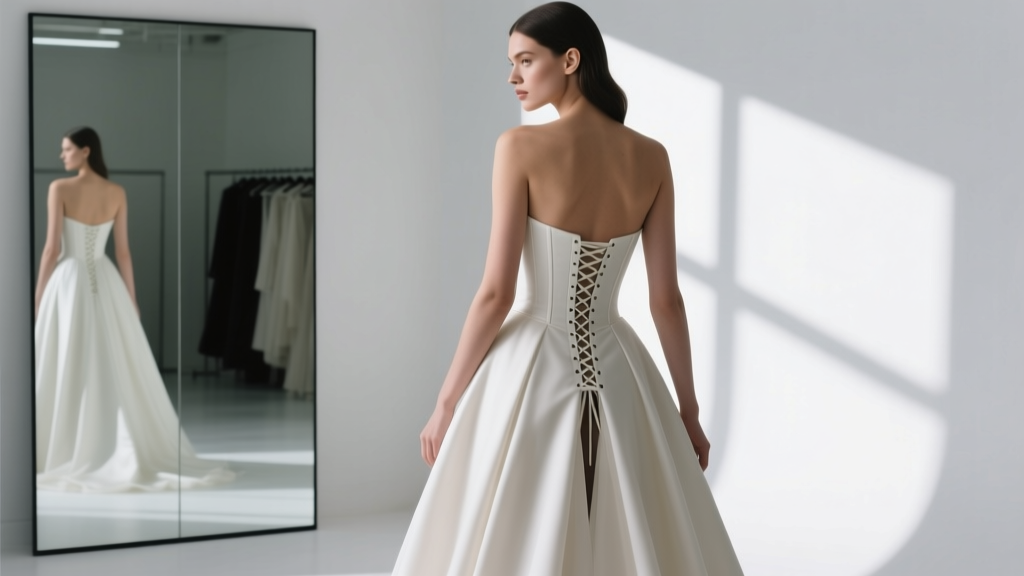 A-Line Corset Back Wedding Dress: Fix Slipping & Gapping