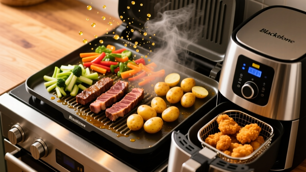 Blackstone Flat Top Grill with Air Fryer Explained