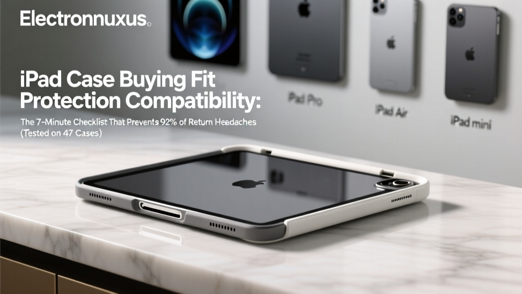 iPad Case Buying Fit Protection Compatibility: The 7-Minute Checklist That Prevents 92% of Return Headaches (Tested on 47 Cases)
