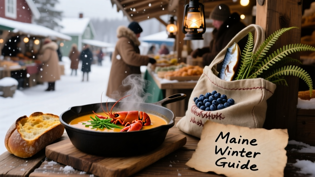 Maine Winter Guide: Cozy Cabins, Seafood Stews, and Snow-Cloaked Coastal Magic