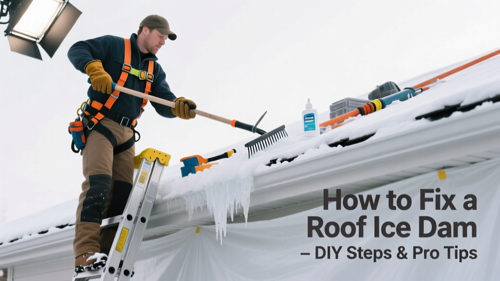 How to Fix a Roof Ice Dam: DIY Steps and Pro Tips