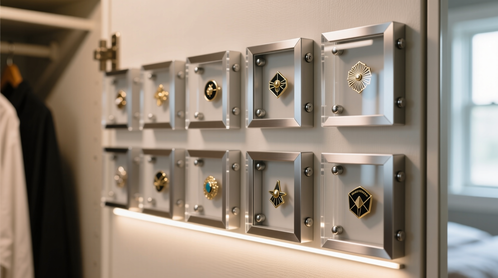 closet organization tips for pin collectors