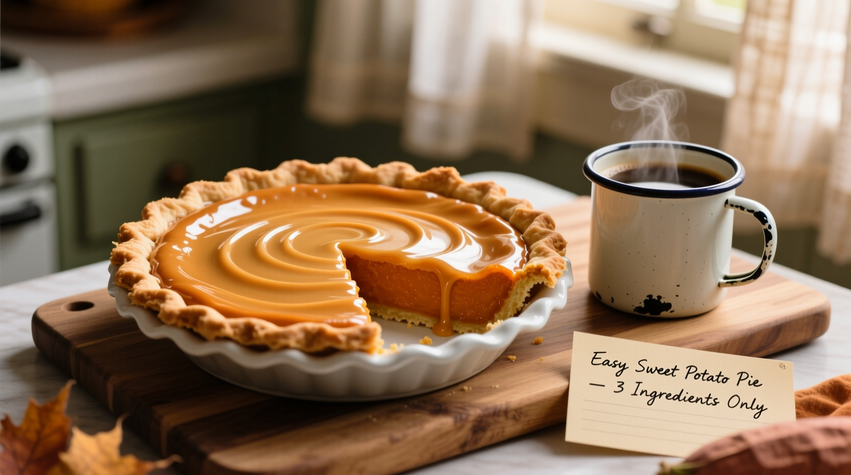 easy sweet potato pie using condensed milk