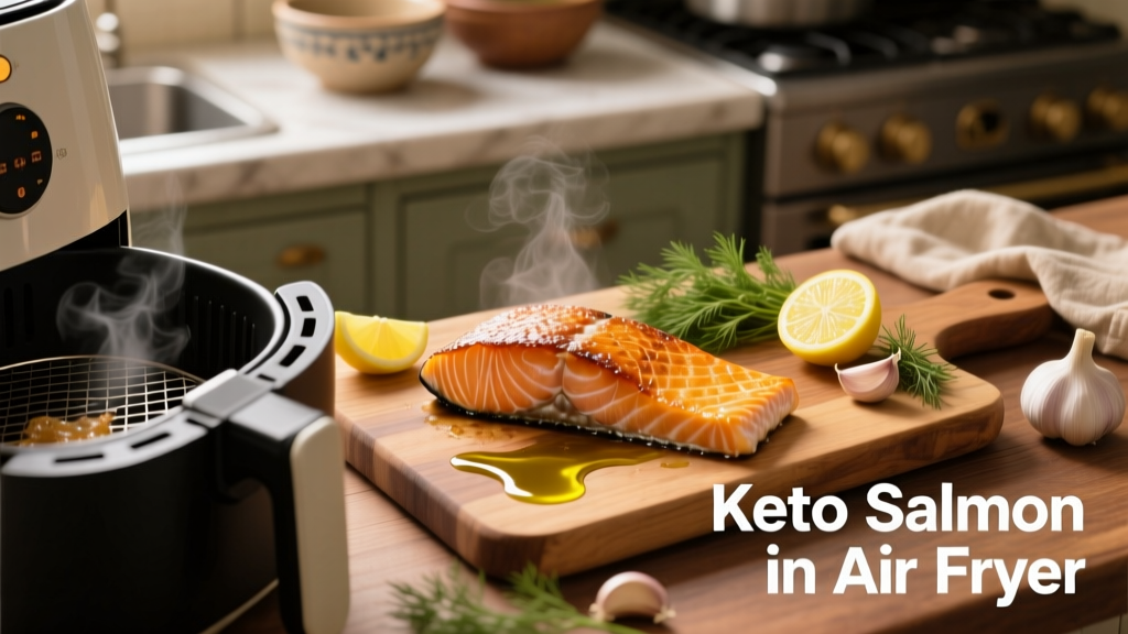 Keto Salmon in Air Fryer: Crispy, Flaky & Oil-Light
