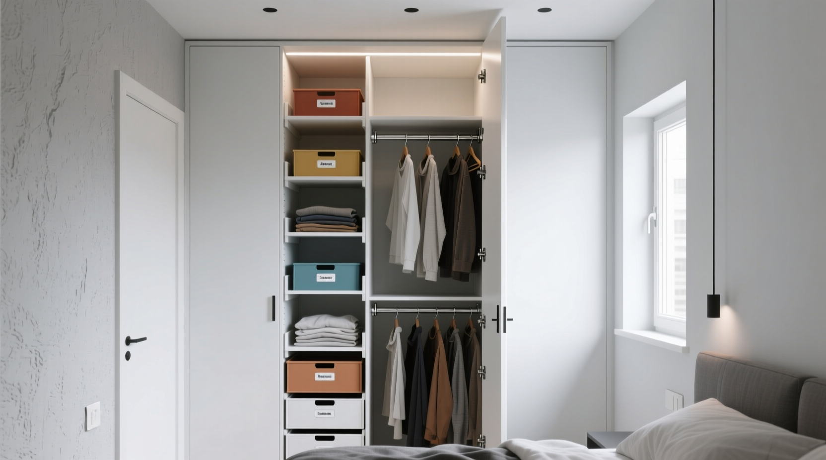 closet organization tips rod vs dividers