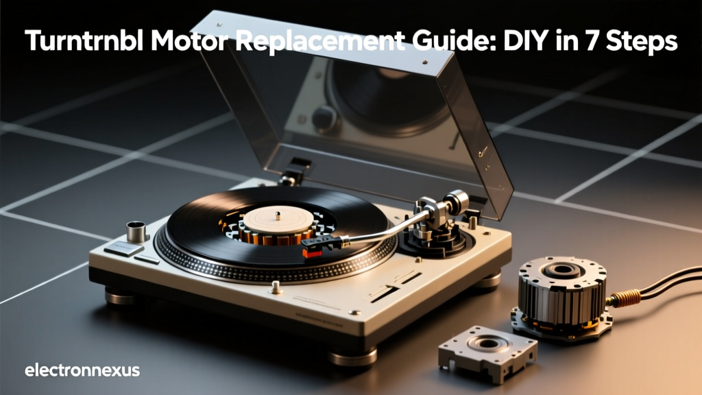 Turntable Motor Replacement Guide: DIY in 7 Steps