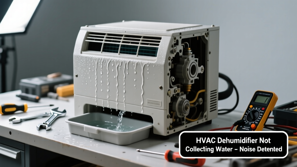 HVAC Dehumidifier Not Collecting Water & Making Noise