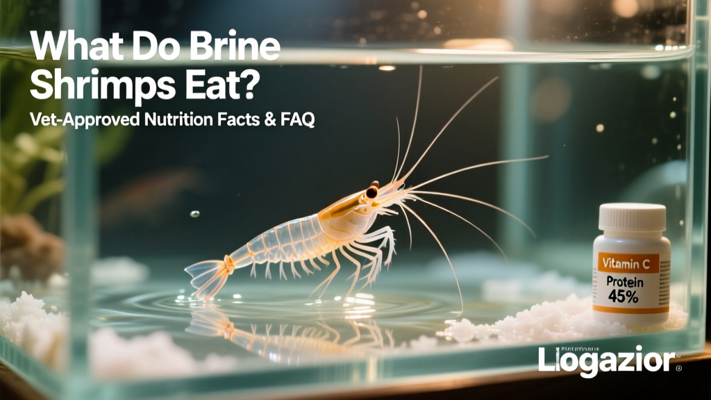 Close-up of live brine shrimp swimming in clear saltwater