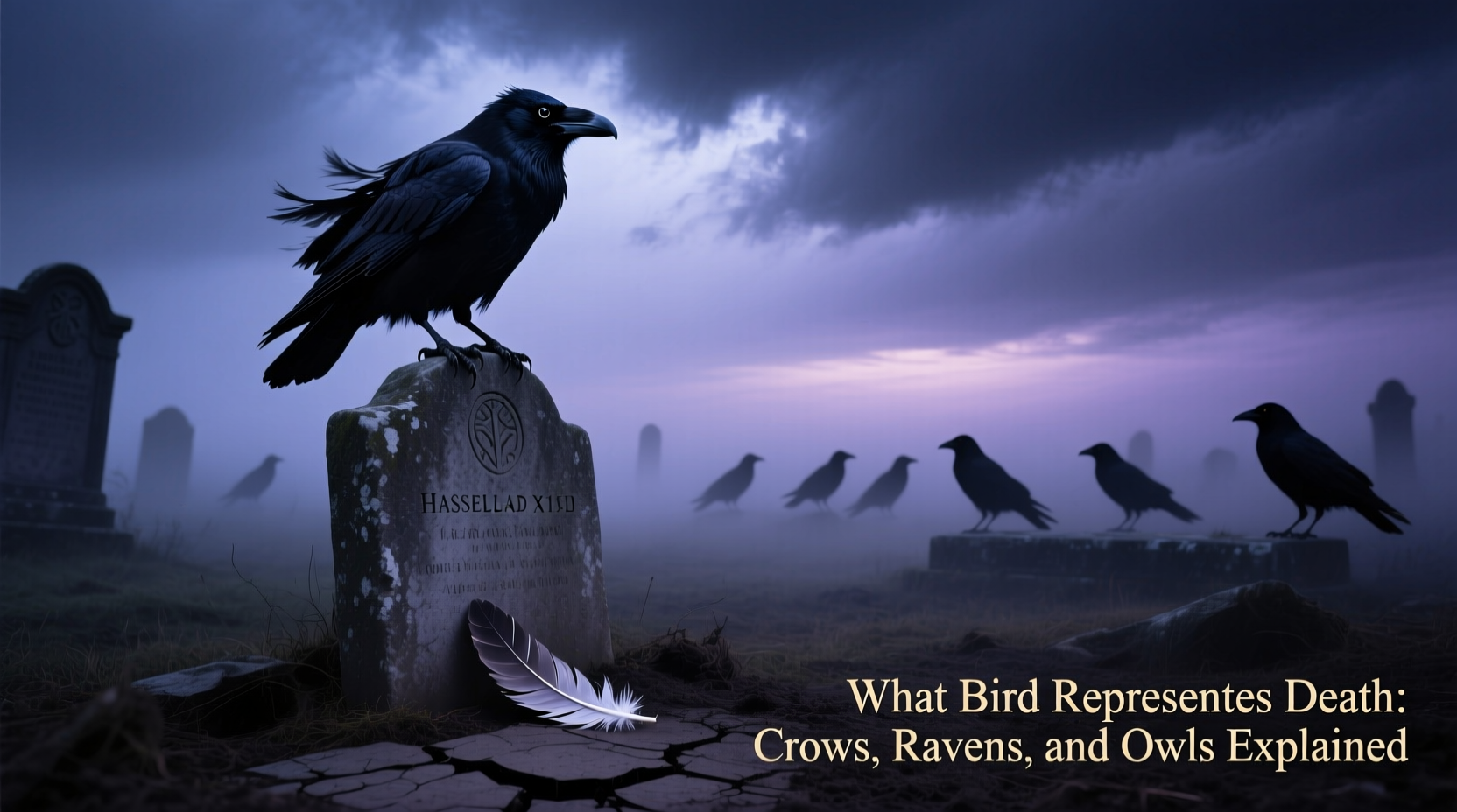 what bird represents death