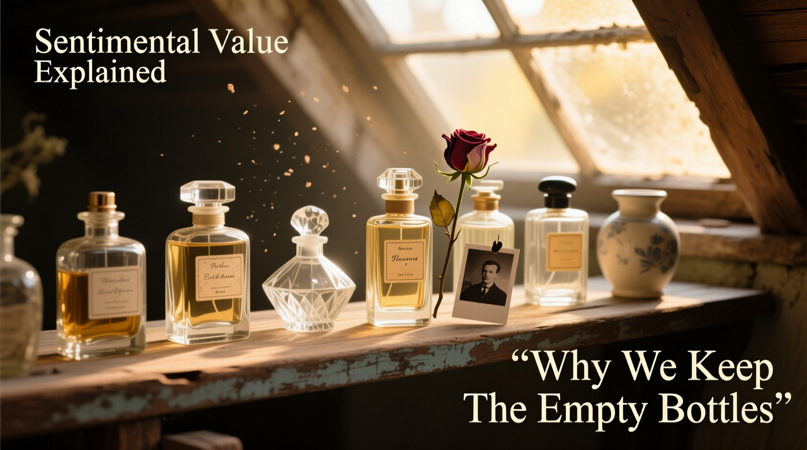 why do people collect empty perfume bottles sentimental value explained