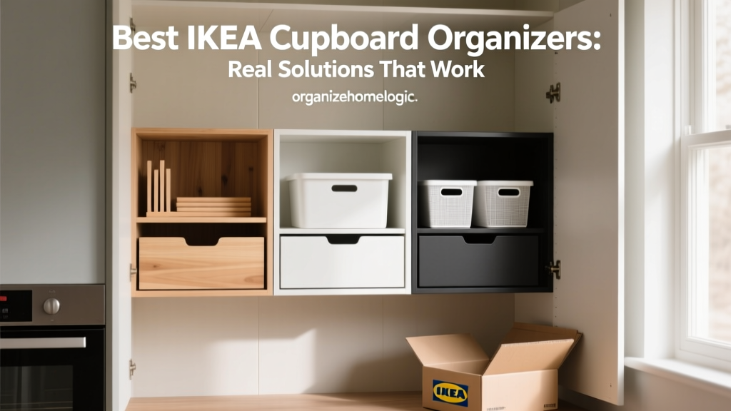 Best IKEA Cupboard Organizers: Real Solutions That Work