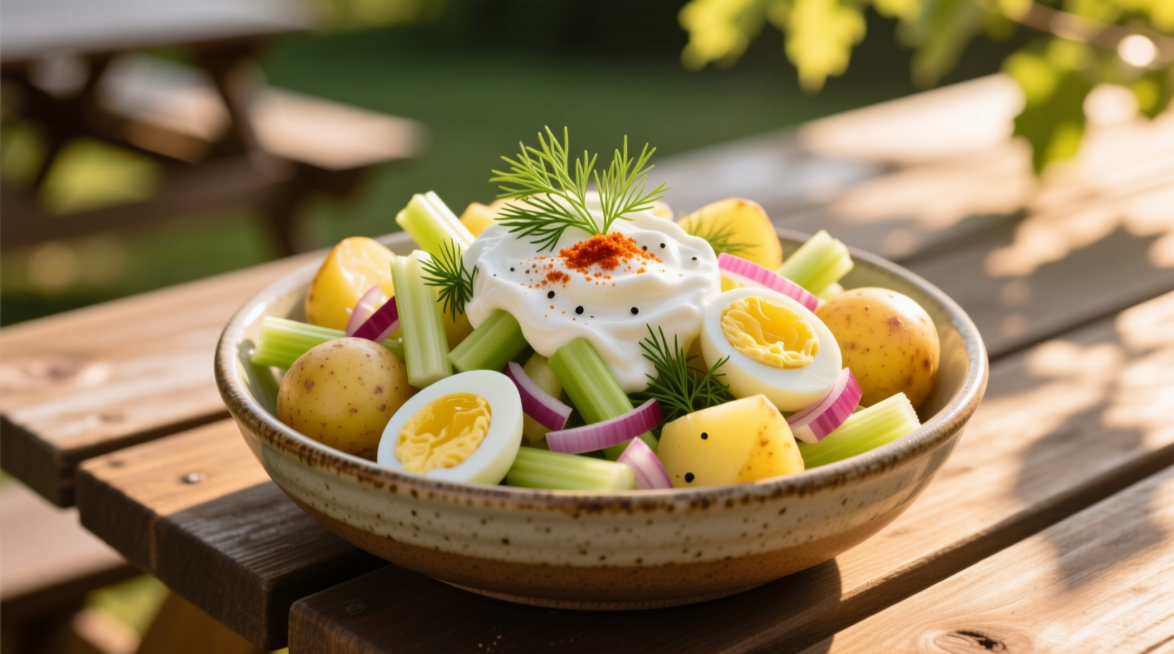 Creamy Mayo-Free Potato Salad Recipe in 30 Minutes