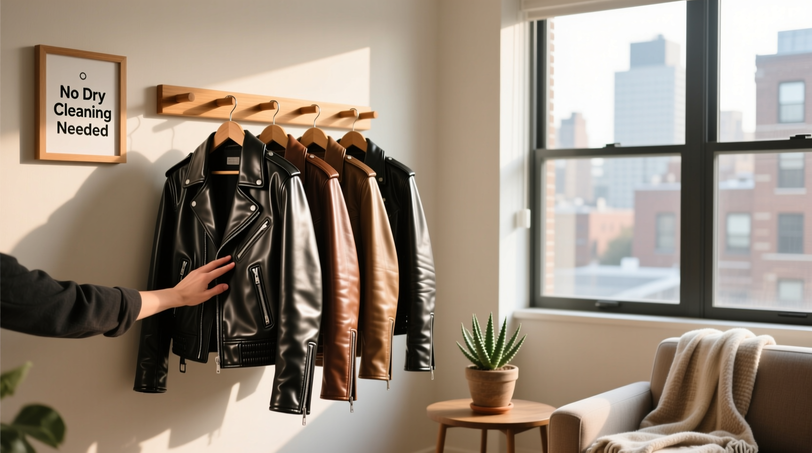 refresh fake leather jackets at home safely