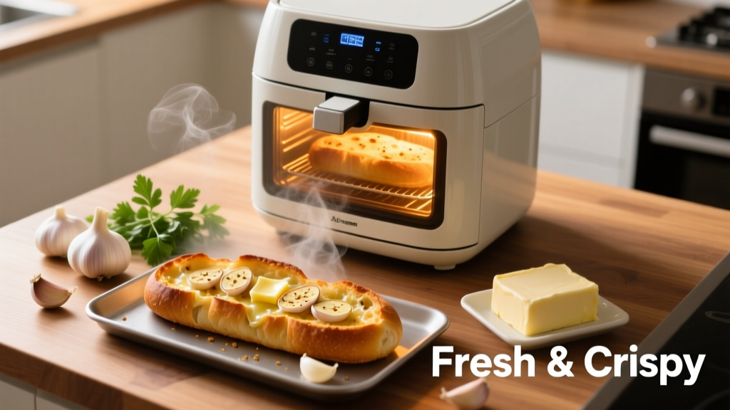 Air Fryer Garlic Bread: Crispy, Golden & Oil-Light