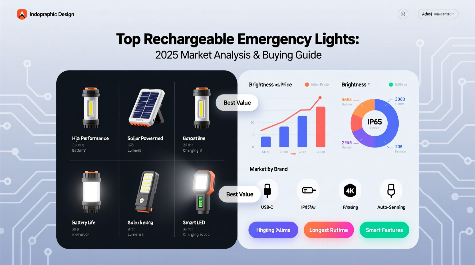 emergency light rechargeable top sellers
