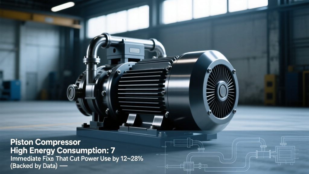 Piston Compressor Energy Fixes: Cut Power Use 12–28%