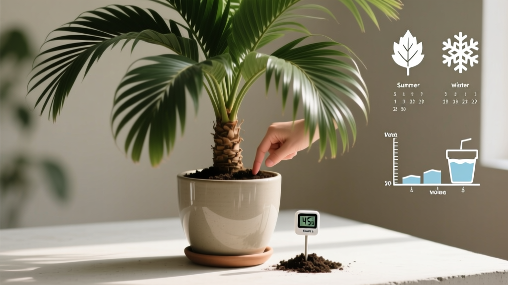 Watering Large Indoor Palm Plants: The Exact Formula