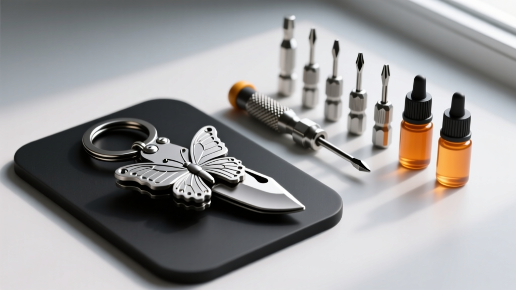 How to Tune, Maintain, and Flip a Butterfly Knife Keychain