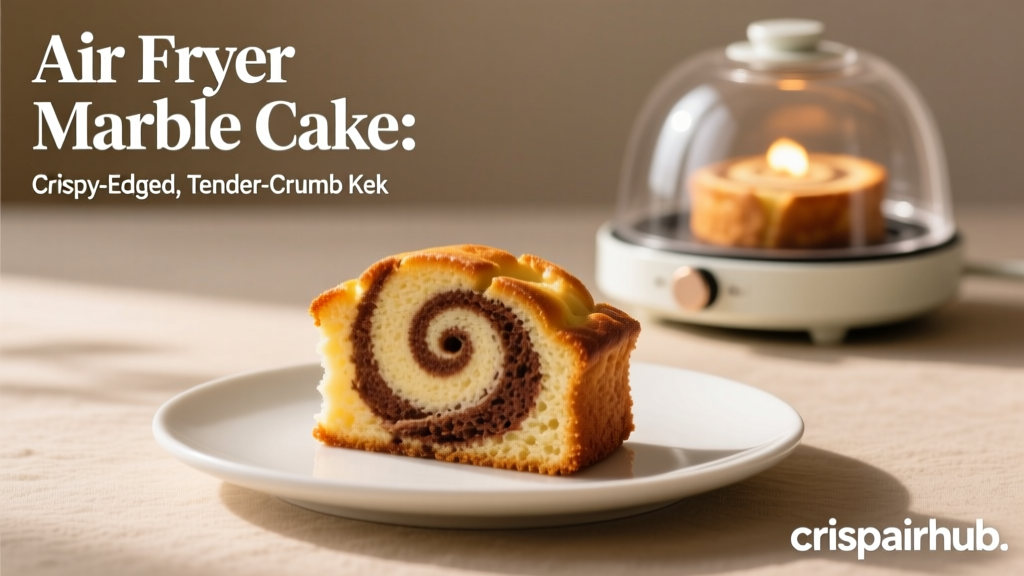 Air Fryer Marble Cake: Crispy-Edged, Tender-Crumb Kek