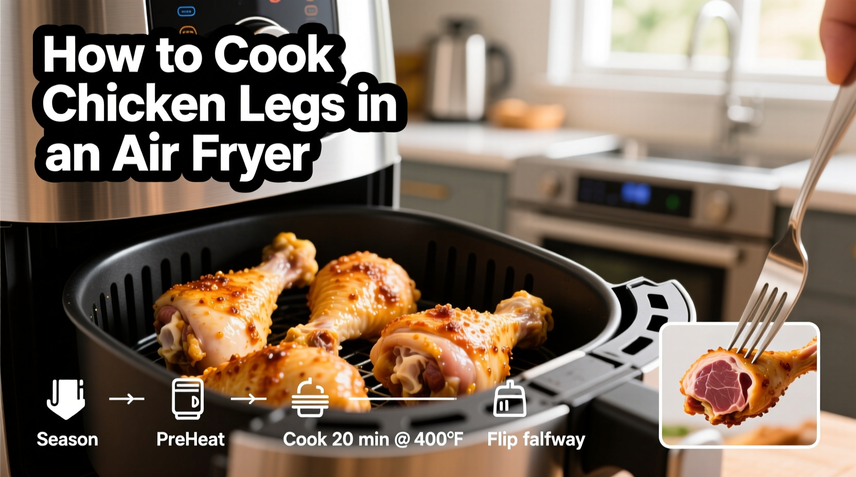 how to cook chicken legs in an air fryer