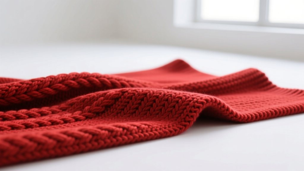 Red Cable Knit Fabric Guide: Specs, Sourcing & Trends