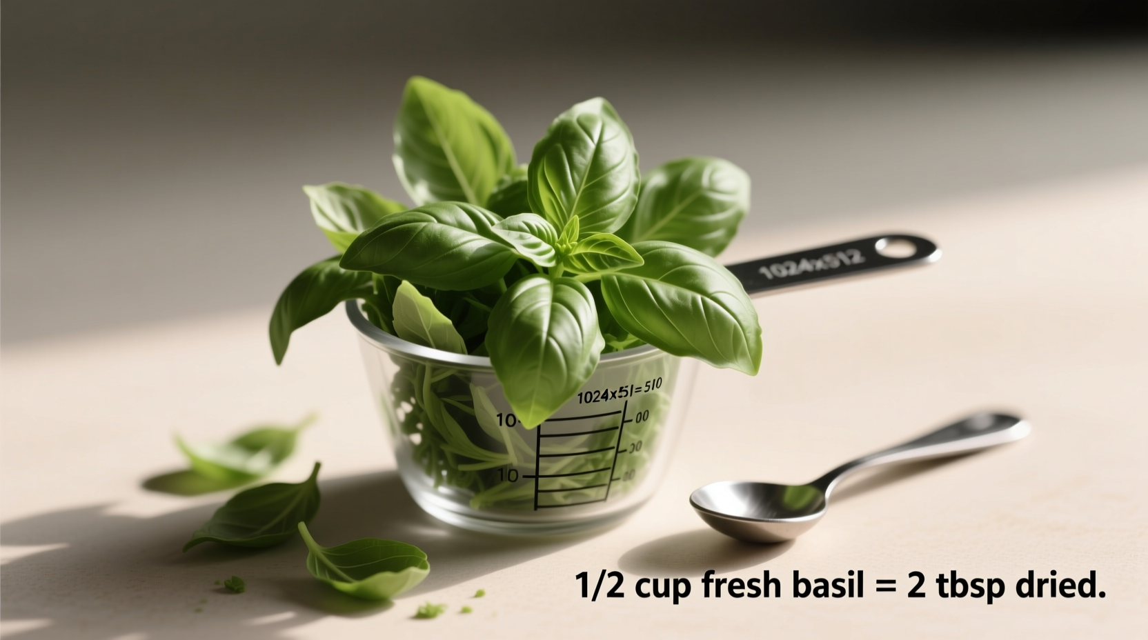 1/2 Cup Fresh Basil to Dried: Exact Conversion Guide