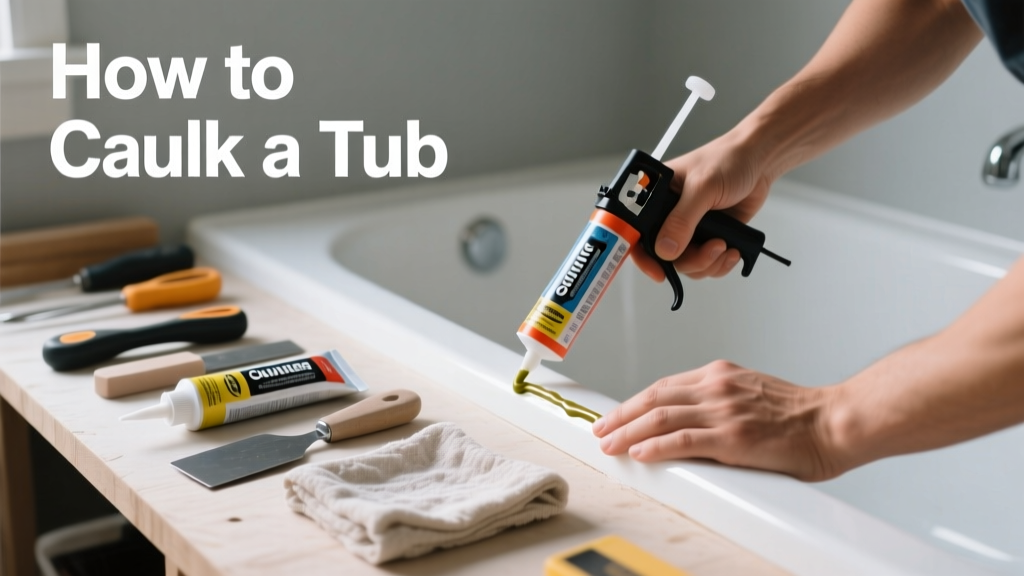 How to Caulk a Tub: A Step-by-Step Home Repair Guide